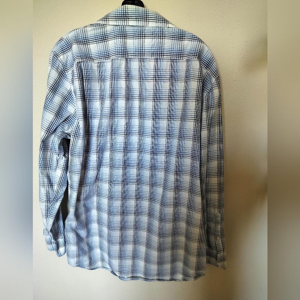 Apt 9 Apt9 men's formal casual button down shirt plaid striped XL - Picture 4 of 4